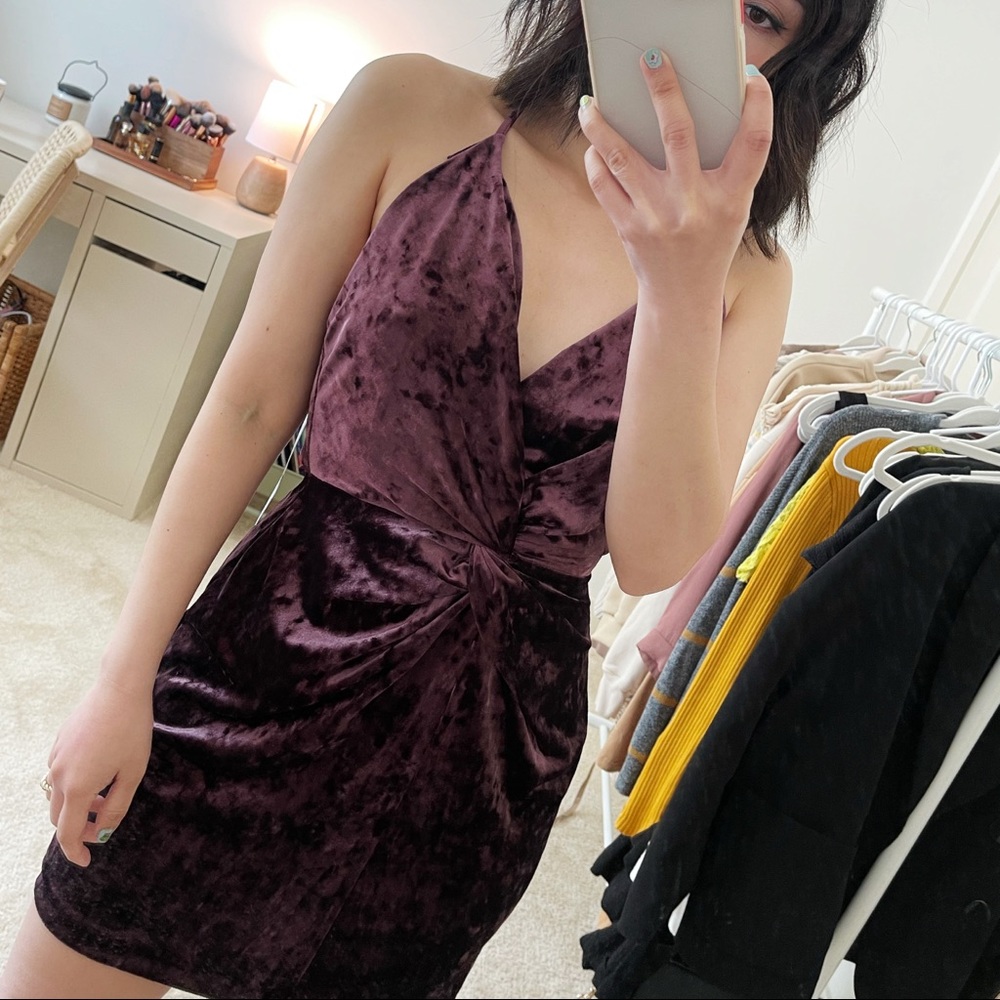 NWT Velvet Backless Dress